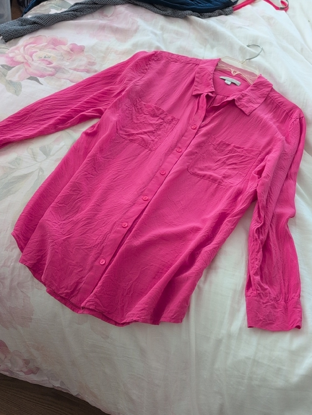 Nordstrom Collection Vivid Pink Top